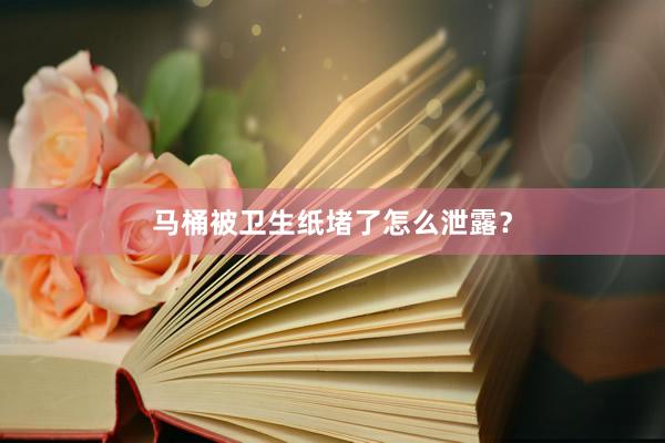 马桶被卫生纸堵了怎么泄露？