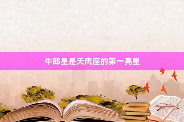 牛郎星是天鹰座的第一亮星
